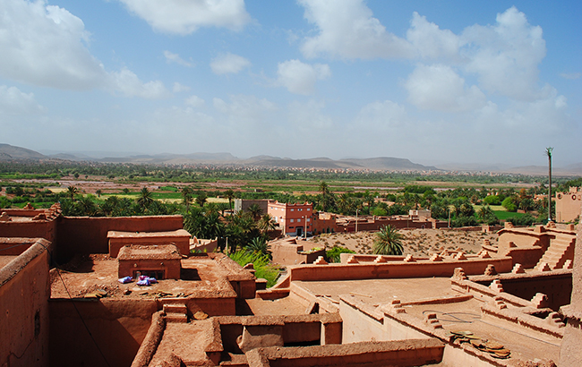 Фес, вид з даху в Медині